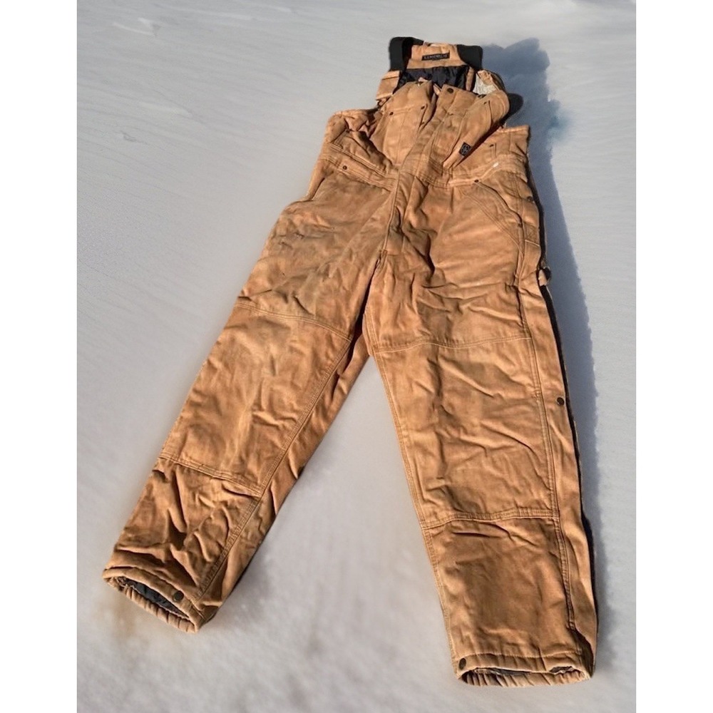 Large Short Lincoln Outfitters Insulated Bib Overalls Workwear
